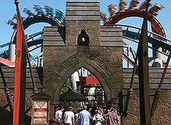 Entrance of Dragon Challenge at The Wizarding World of Harry Potter