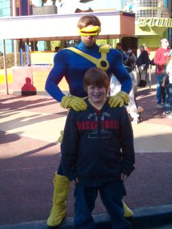 Josh and Cyclops at Islands of Adventure